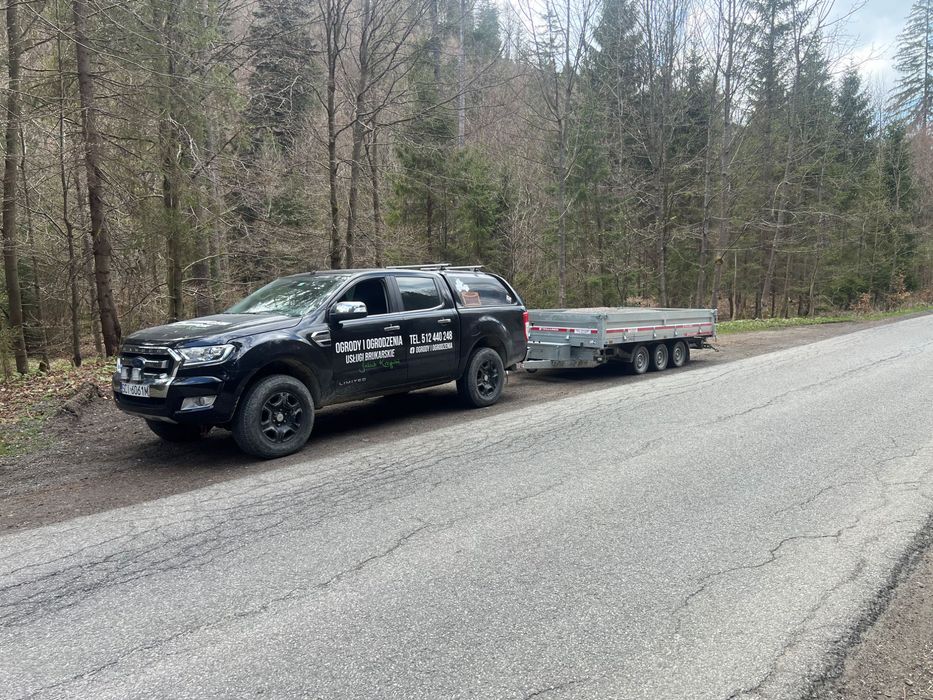 Usługi Kiper 3,5t przyczepa / Pick Up wjadę wszędzie