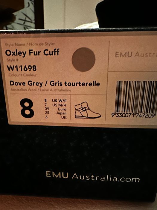 Buty zimowe z futerka Emu