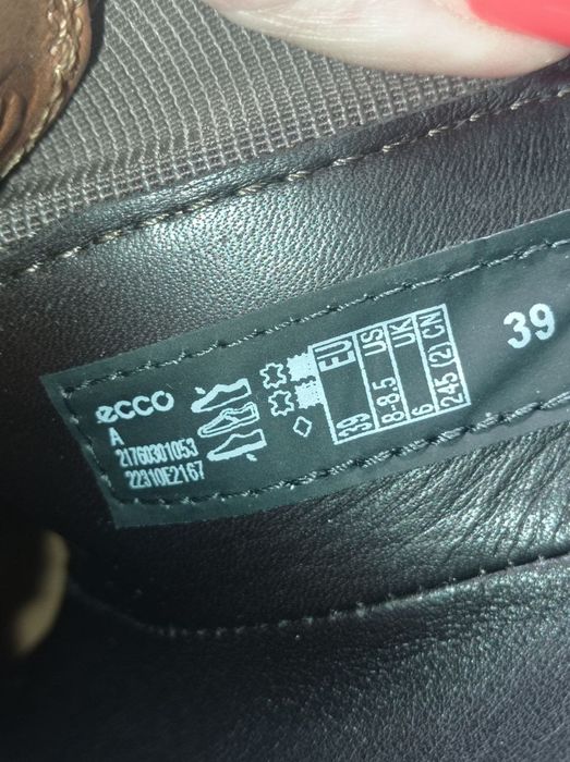 Черевики шкіряні челсі ECCO Staker 39,40р.