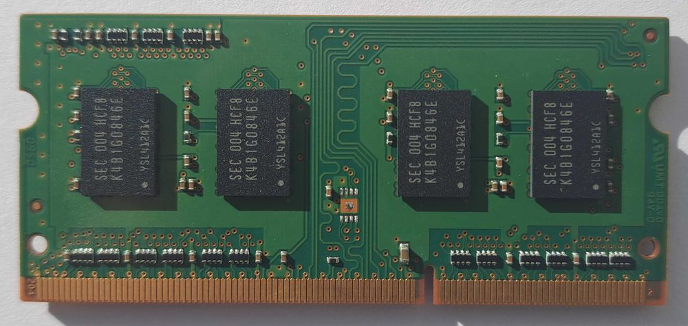 Б/В Оперативна памʼять для ноутбука SODIMM DDR3 Samsung 1Gb 1066MHz