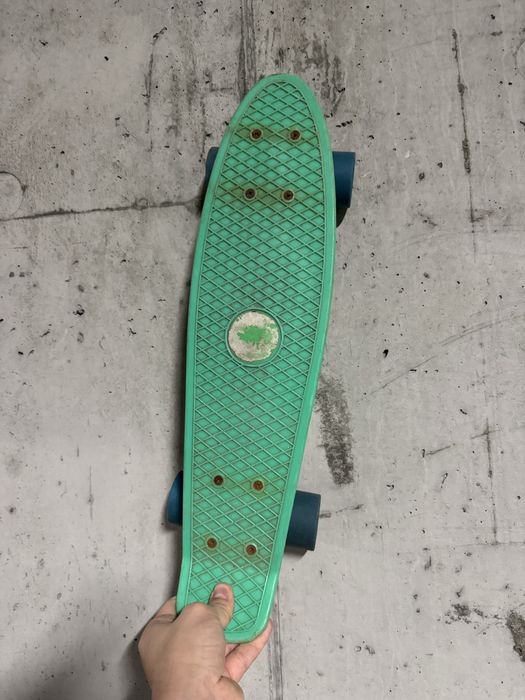 Deskorolka fiszka zielona solidna 10 zl