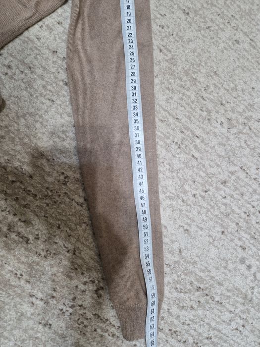 Светер бежевий шовк+ вовна