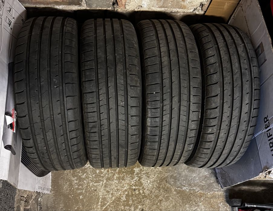 Alufelgi Brock 17 4x100+opony letnie 205/45R17 Komplet(23/24rok)