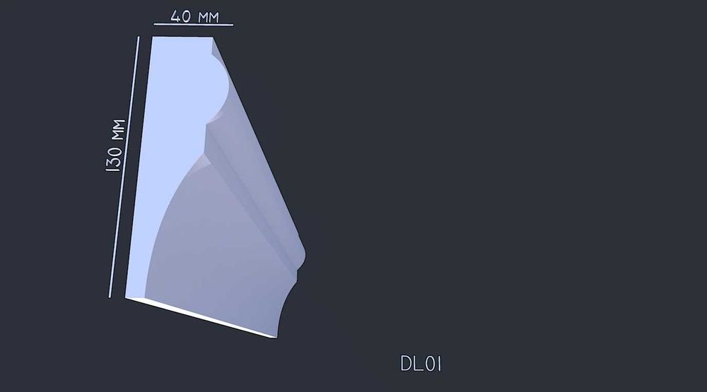 Listwy Elewacyjne Sztukateria Listwa DL01