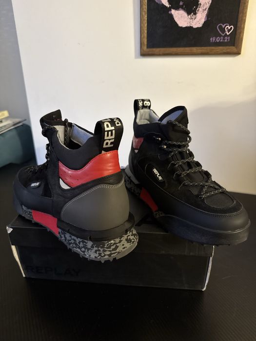 Чоловічі кросівки хайтопи Replay FIELD MID, всесезон, зимові