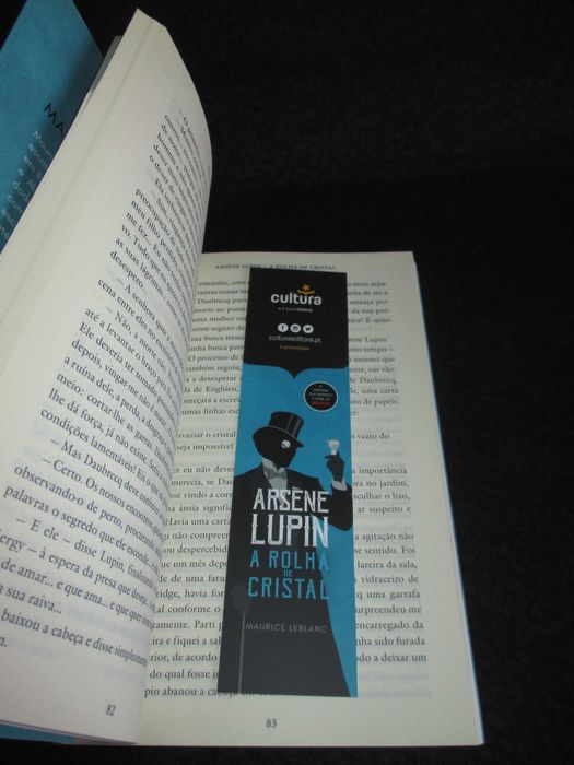 Livro A Rolha de Cristal Maurice Leblanc