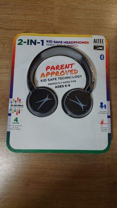 Słuchawki nauszne dla dzieci Altec Lansing Kid Safe 2-In-1 Bluetooth