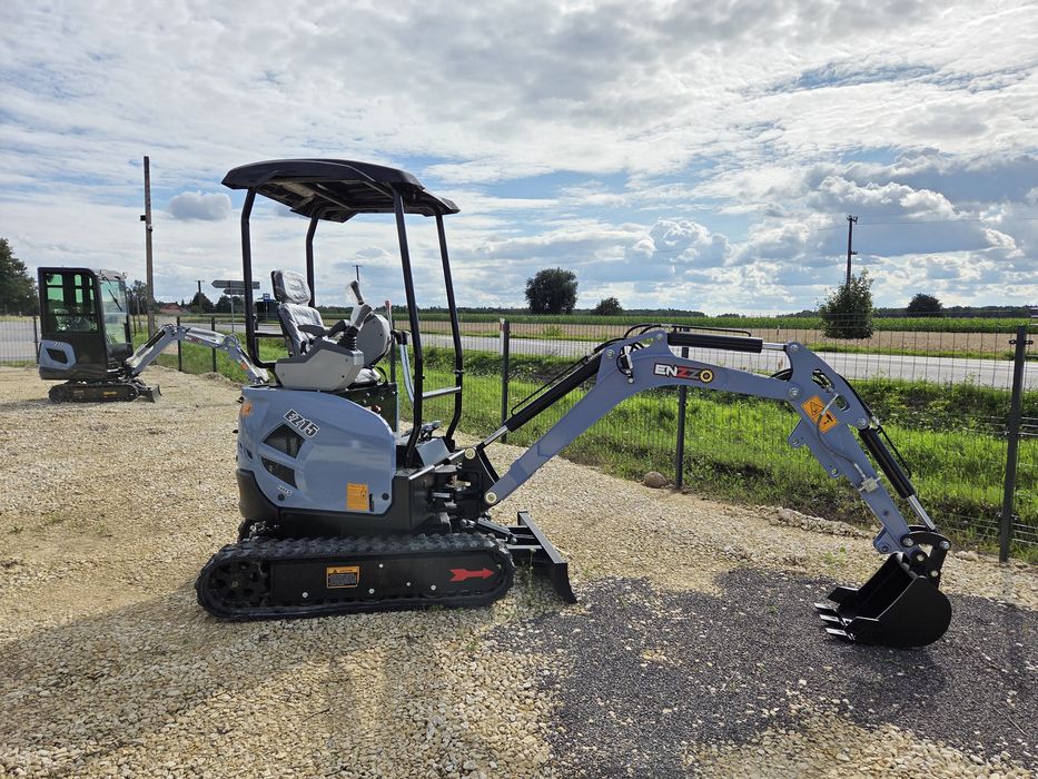 Nowa Minikoparka EZ 15. 1500kg. Bez kabiny, Leasing. Joystick