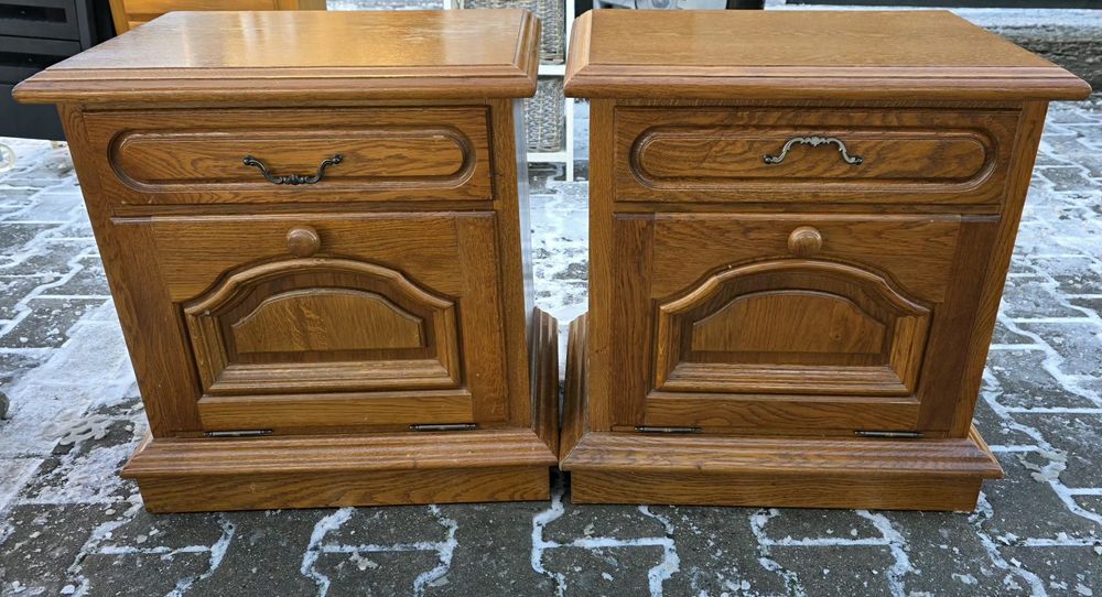 Szafka nocna dębowa