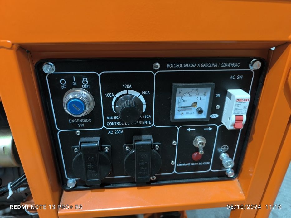 Aparelho para soldar a gasolina.