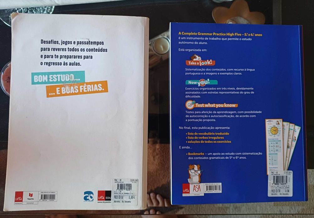 Desapego de Manuais Escolares – 5 e 6 Ano (Excelente Estado)