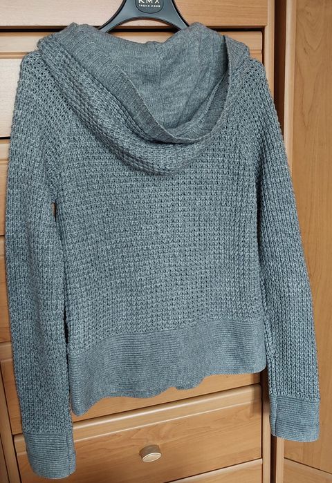 Sweter rozpinany z kapturem rozmiar 38