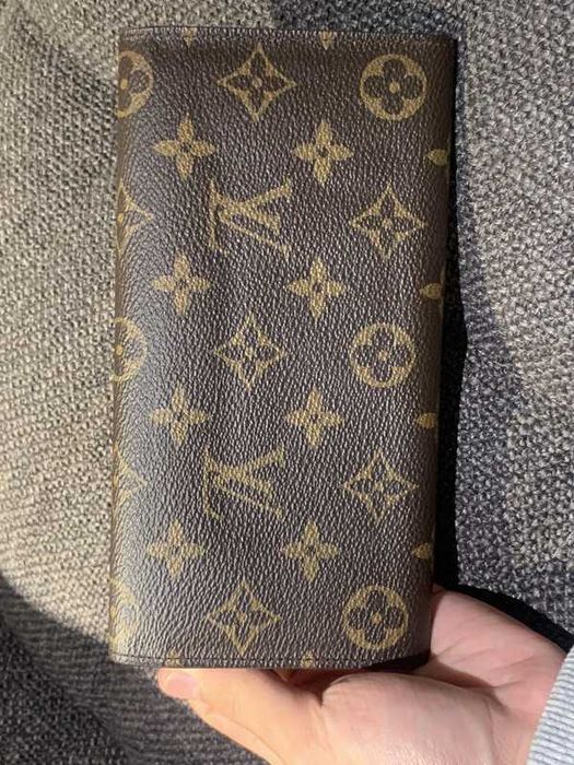 LV classic Monogram bean long wallet