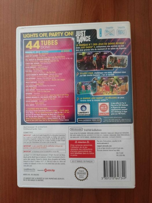 Jogo Just Dance 4 Wii