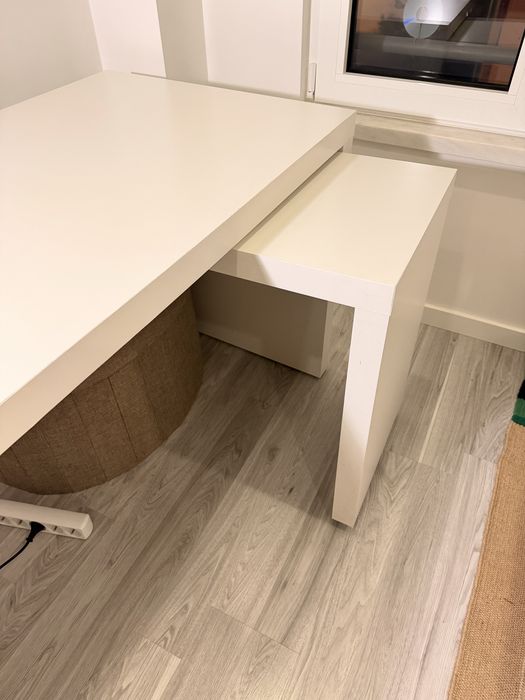 Secretaria Branca Ikea MALM 150x65cm