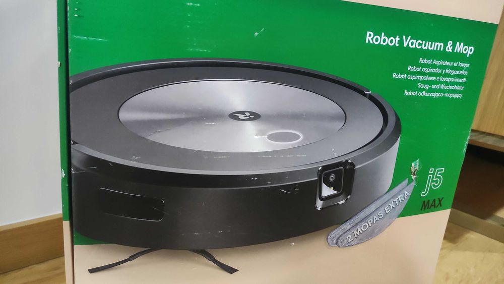Aspirador Robô IROBOT Roomba Combo J5, Mopa, garantia