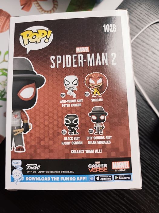 Funko Pop City Suit Miles Morales 1028 Spider Man 2 Marvel