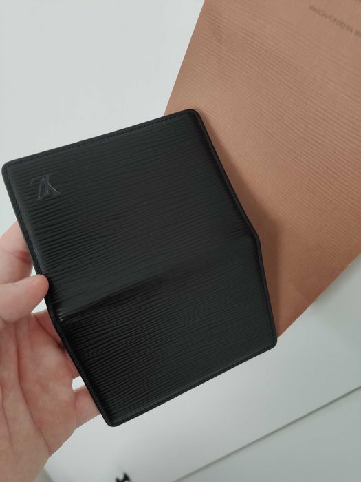 Card holder LV. Czarny