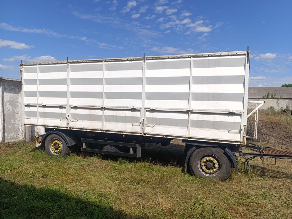 Прицеп Контейнеровоз Krone + Кузов зерновоз на авто