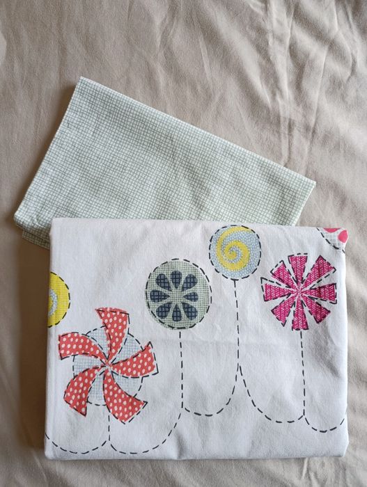 Дитяча постіль 110×118 см, наволочка 53×33, якісна бавовна, яскравий