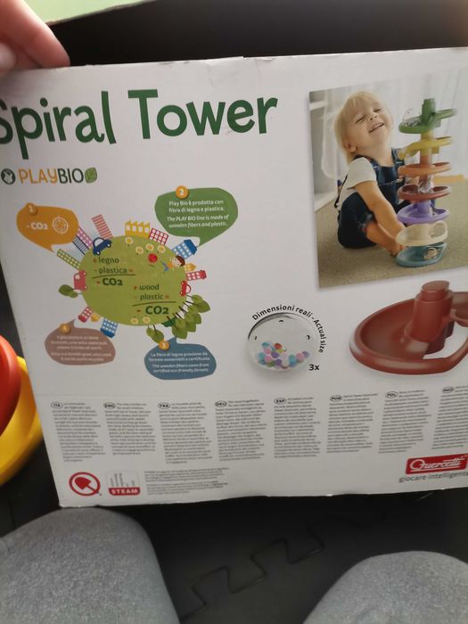 Tor kulkowy wieża trzy kulki Spiral Tower quercetti