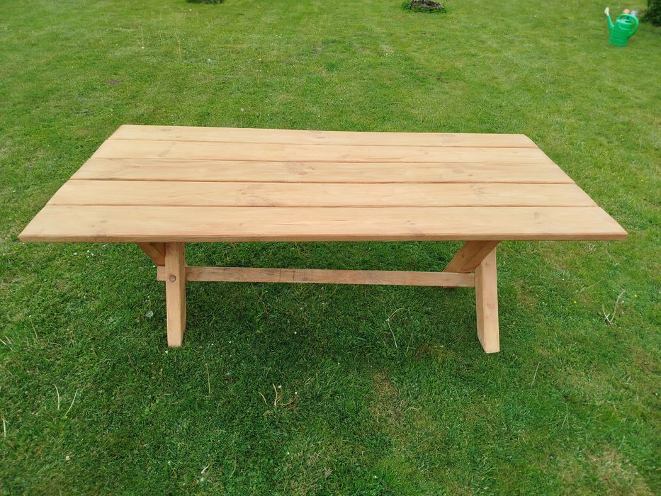 Meble Stół ogrodowy  drewniany szerokość 85cm