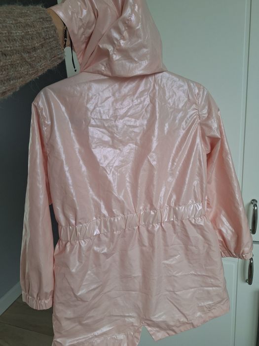 Kurtka wiosenna parka cienka dla dziewczynki 116