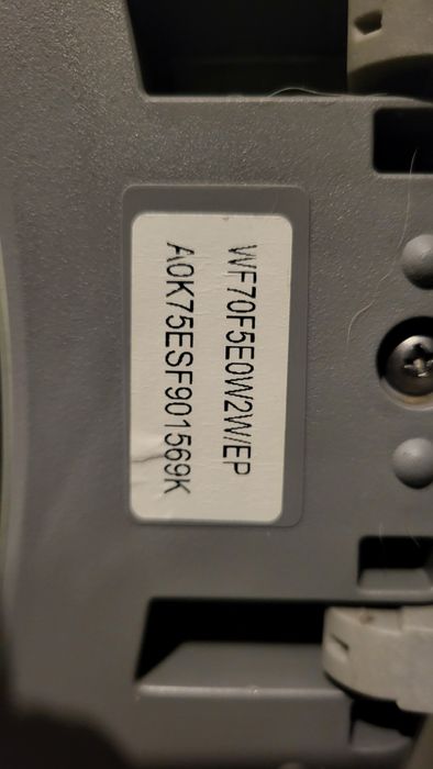 Maquina lavar roupa samsung para peças WF70F5E0W2W