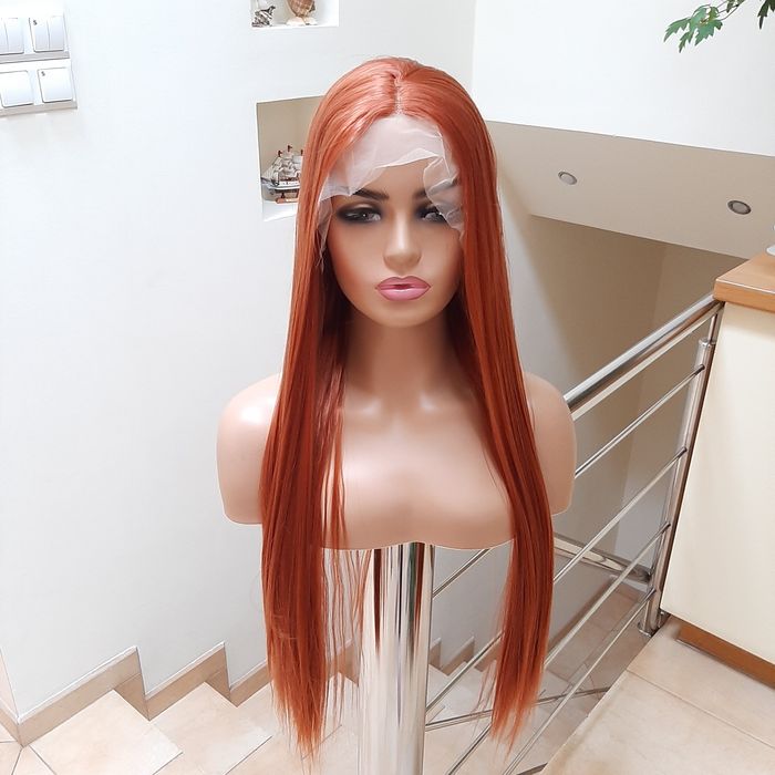 Peruka ruda lace front