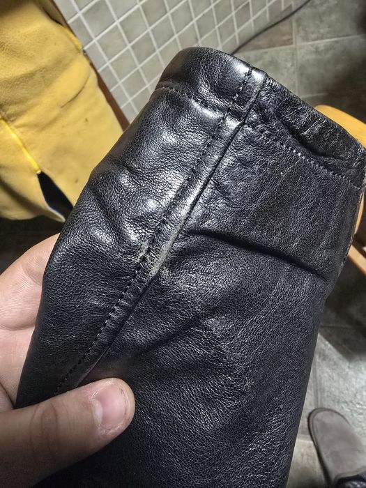 Casaco  Von Dutch Leather Jacket Vintage Y2K