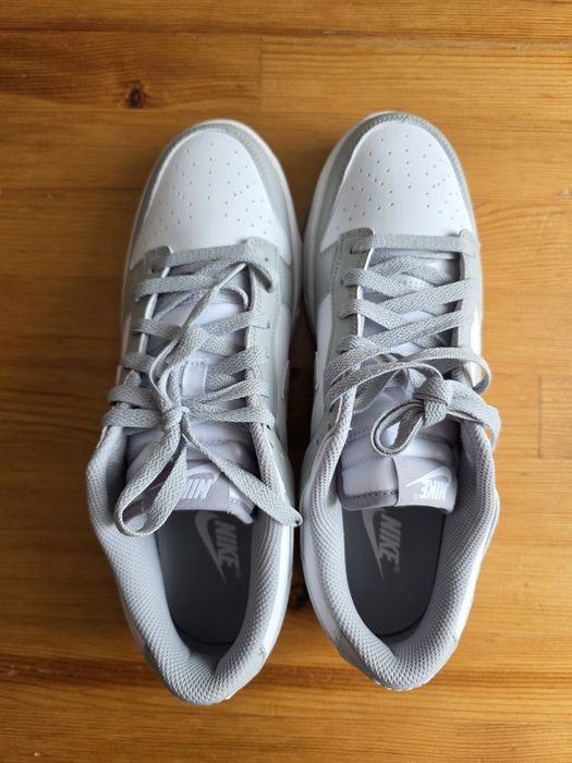 Nowe NIKE Dunk Low Retro biało szare. Rozmiar 44