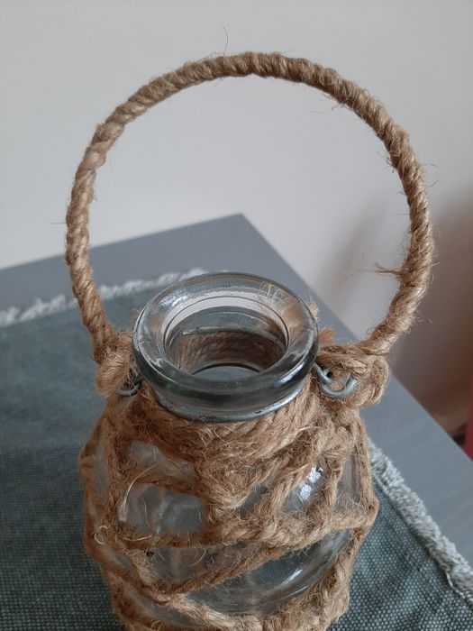 Wazonik butelka boho dekoracja