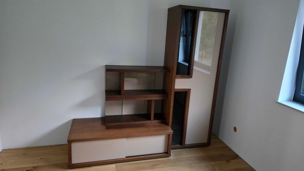 Meble do salonu Paged witryna szafka TV półki