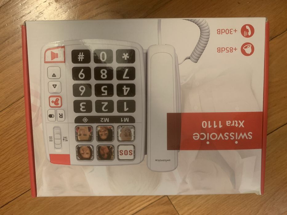 Telefone fixo senior e criancas