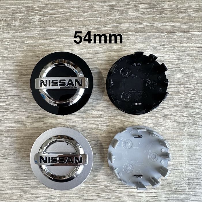 Conjunto de 4 Centros de Jantes Nissan 54mm 56mm 60mm 65mm 68mm