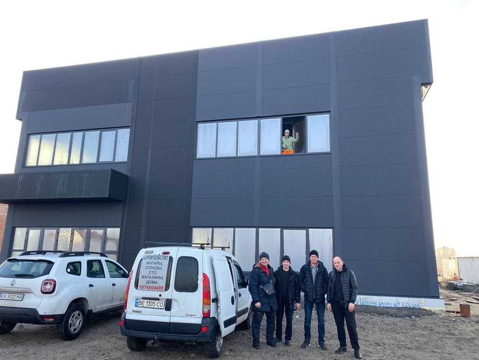 Будівництво, Строительство, Сендвич панель, Коммерция