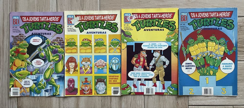 Tartarugas Ninja (Revistas Antigas/38 Fascículos/Português)
