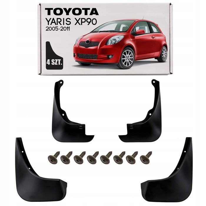 chlapacze komplet 4szt. dedykowane toyota yaris ii xp90 2005-2011