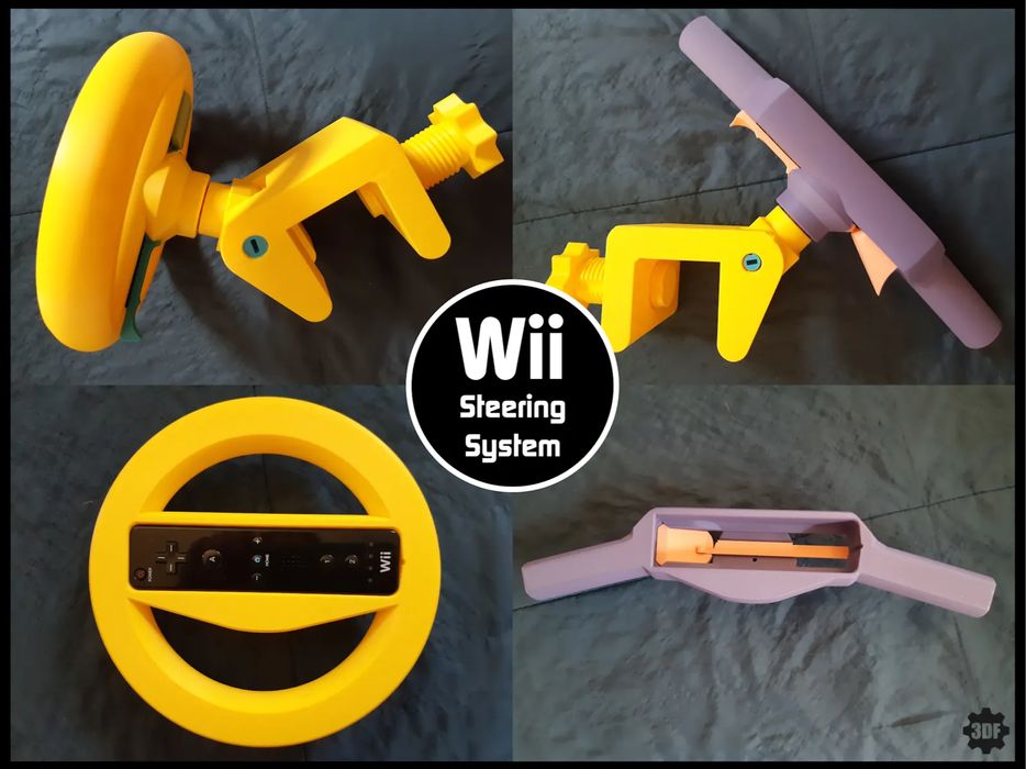 Volante Compativel Wii para Jogos de Condução
