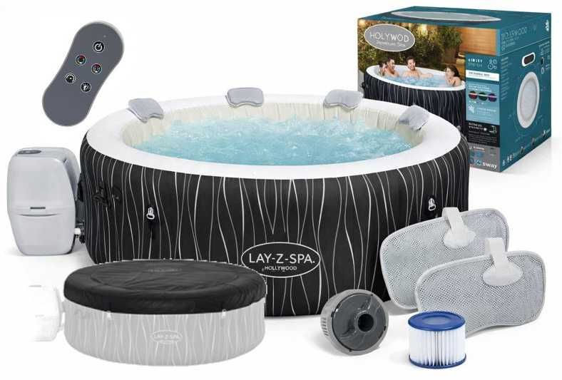 Bestway 60059 Jacuzzi basen dmuchany Spa 908 l diody LED - FUNMIX.PL