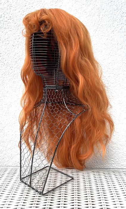 Premium Ultra włosy doczepiane, ostry rudy, peruka 31.