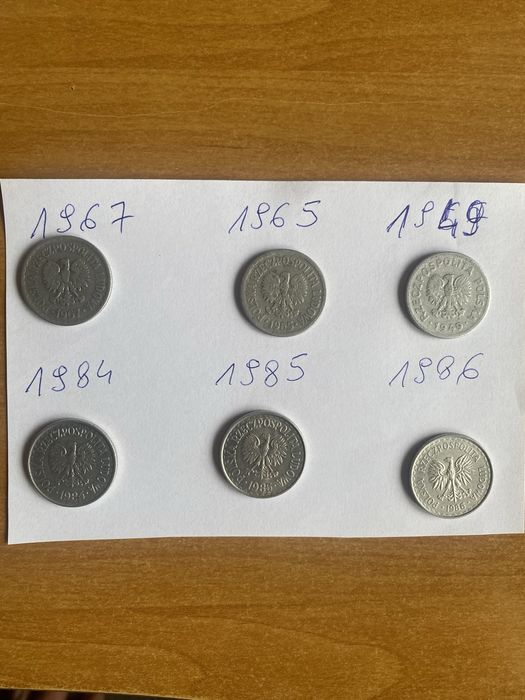 Polskie monety 1zl