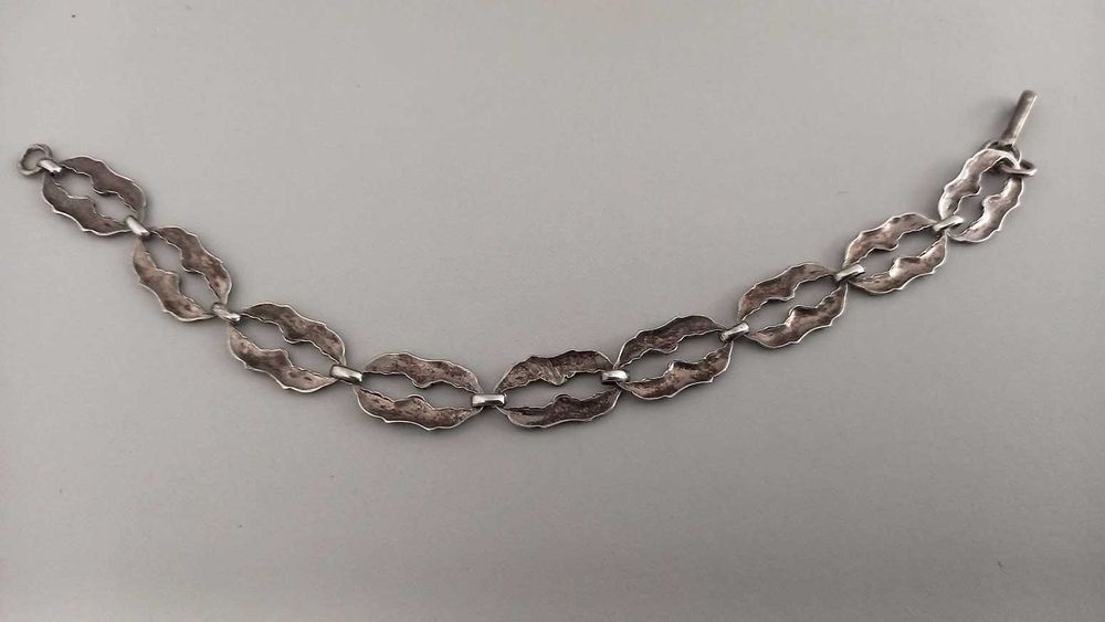 Art deco stara bransoletka srebro pr 3 antyk