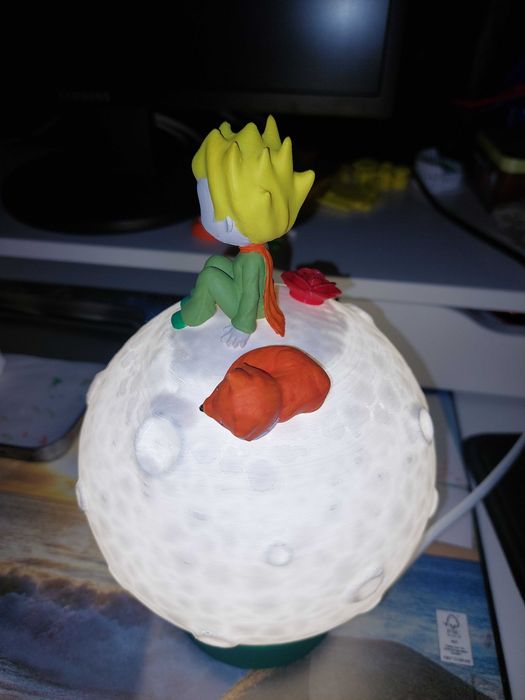 Candeeiro Criança - Peq. Príncipe 3D