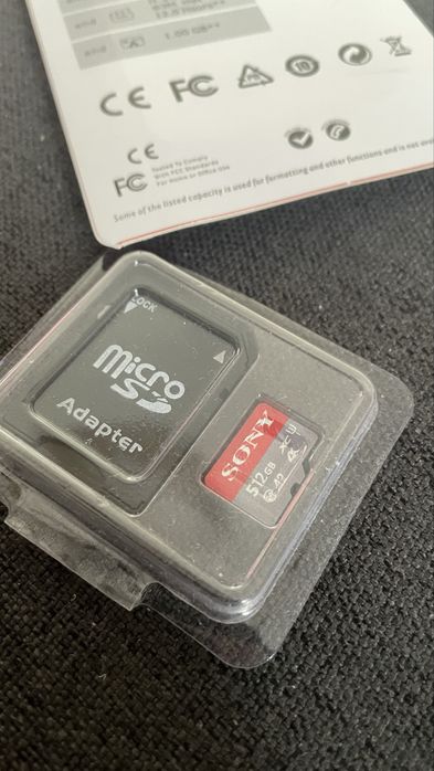 Cartoes Micro SD Sony 512gb