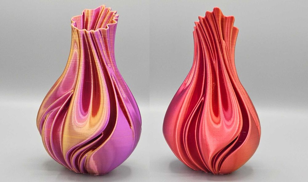 Filament 3D PLA 1kg 1.75mm Czerwono-Złoto-Fioletowy kompatybilny z AMS