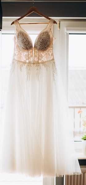 Suknia Ślubna model Diora + Welon ślubny Polis