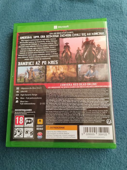 Red dead redemption 2 II xbox one s x series Polska wersja