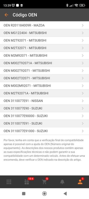 Motor arranque para Suzuki, Kia, Nissan, ou Mitsubishi