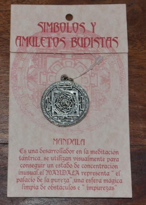 Símbolo Budista Mandala - Pendente para Colar